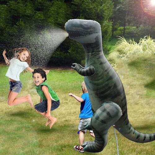 180cm Giant Dinosaur Yard Sprinkler For Children Kids Family Inflatable Water Spray Toys Summer Pool Games Outdoor Fun Toy