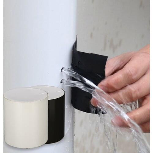 10CM Super Strong Fiber Waterproof Stop Leak Seal Repair Insulating Tape Performance Self Fix Tape Adhesive Insulating Duct Tape