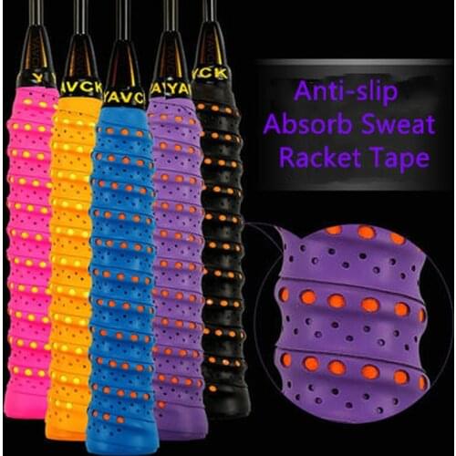 Grip Tape Anti-slip Absorb Sweat Racket Tape Handle Grip Tennis Badminton Squash Band Anti-skid Headbands Hair Sweat Band