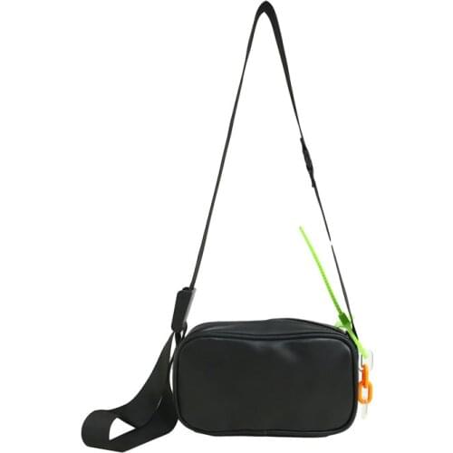 New Vintage Simple style Mens bags Casual Small Man shoulder bag Fashion Bag men leather Solid Black Male handbag