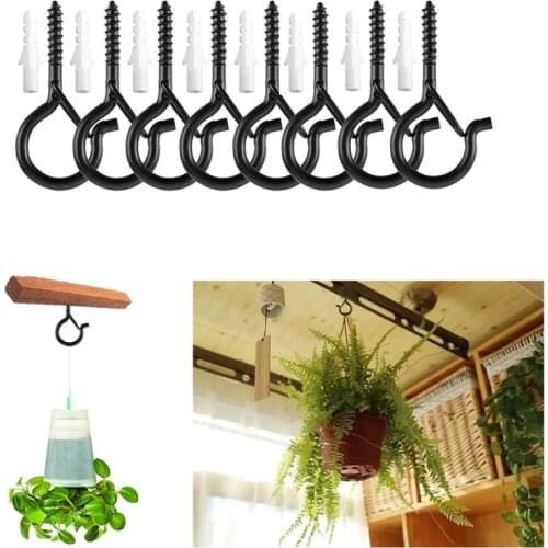 New Christmas Lights Hanger Hooks Eye Hooks Screw Christmas Rope Light Clips For Outdoor Light String Party Lights