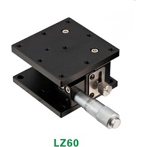 Z Level Axis 60X60MM Platform Bearing Linear Stage Load 20.4N One Guide