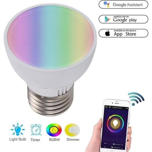 Smart WiFi Light Bulb LED Voice Remote Control Dimming Light Bulb With Alexa With Google Home To Use Smart Home GU10/E27/GU5.3