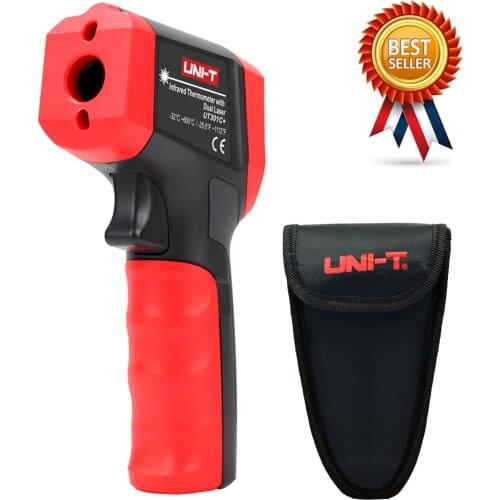 UNI-T UT301A+/UT301C+ Non-Contact Laser LCD Display IR Infrared Digital C/F Selection Surface Temperature Pyrometer Imager