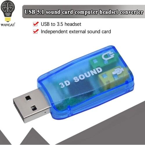 Mini External Usb To 3.5mm Mic Headphone Jack Stereo Headset 3d Sound Card Audio Adapter New Speaker Interface For Laptop