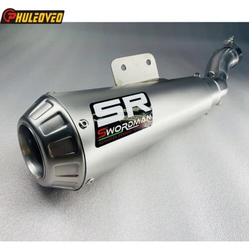 For BMW F900R Exhaust Muffler Link Pipe Stainless Steel Motorcycle Exhaust Muffler Escape Demper Connect Middle Pipe for F900R