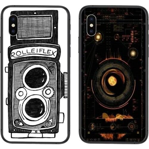 High Top Design Booth Retro Camera Typewriter For Samsung Galaxy S30 S21 S20 Fe S10 S10E S9 S8 S7 S6 Edge Lite Plus Ultra