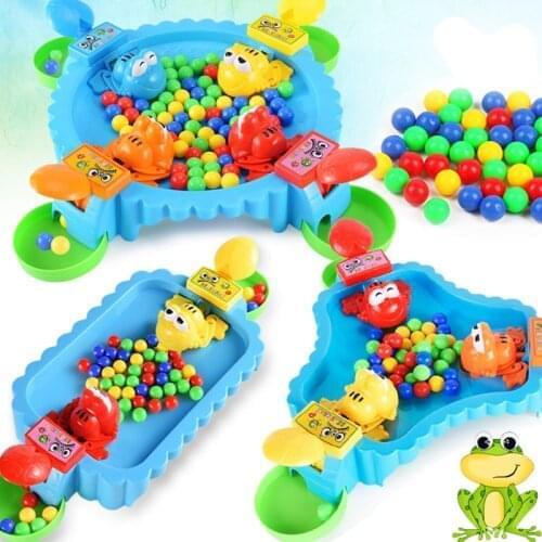 Funny Toys Hungry Frog Eating Beans Games Family Party Parent-child Interactive Game Toy For Children Adult Stress Relief Toy