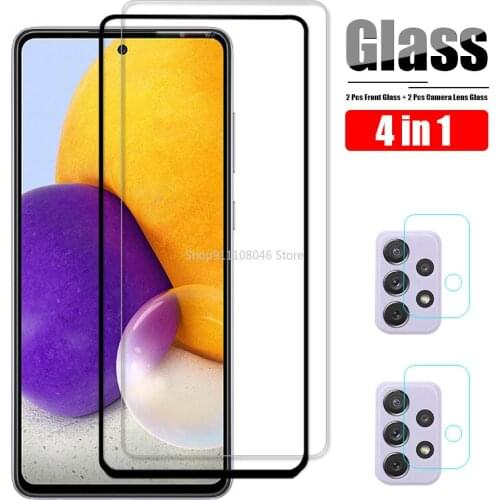 Protection Glass For Samsung Galaxy A52 A72 A12 A32 A51 A71 Screen Protector Camera Protective Glass For Samsung A02S A02 S Film
