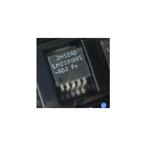 10PCS Free shipping LM2591HVS-ADJ LM2591HVS adjustable TO-263-6 switching regulator New original authentic