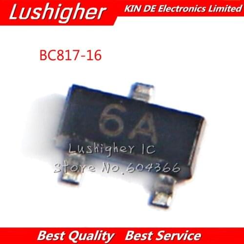 100PCS 817-16 SMD 6A BC817-16 SOT23 New Transistor