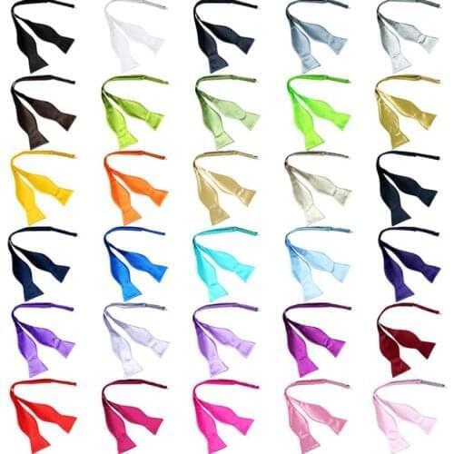 50pcs/lot new fashion mens adult Adjustable Bowties Self Bow Tie for Wedding Party Bow Ties