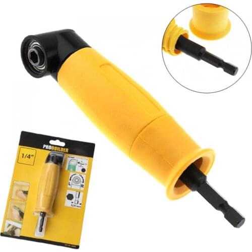 90 Degree Bits Electric Screwdriver Drill Turning Device Angle Adapter Bit Corner Screwdriver Corner Easily Locks for Repairing
