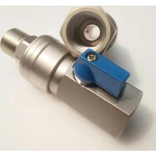 Big wind gun quick connector with switch valve high pressure resistant steel joint trachea pneumatic tool wind gun accessories