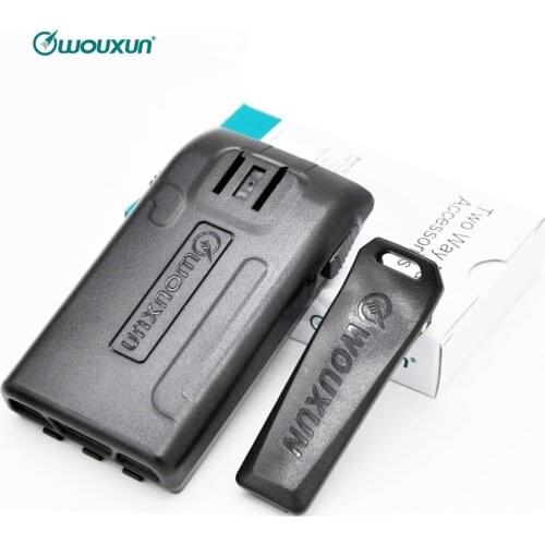 Battery Shell Case&Belt Clip for Wouxun Walkie Talkie KG-UVD1P KG-UV6D KG-UV5D KG-UV3D KG-669 KG-703 KG-810 Series Battery ase