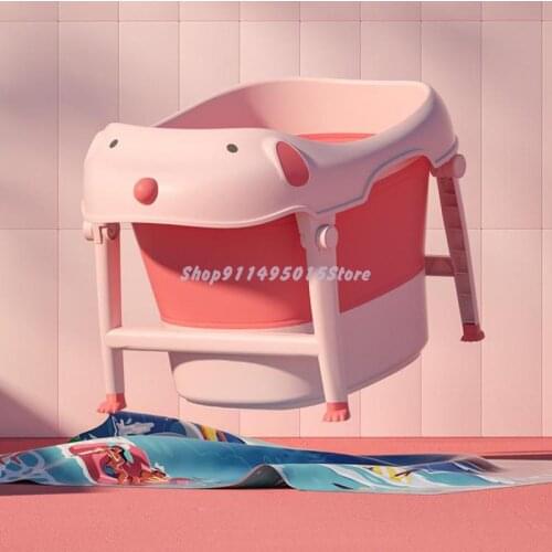 Baby Bath Tub Can Sit, Lie, Fold And Retract Baby Bath Tub For Newborn Babies, Older Children Bathing Bucket For Swimming