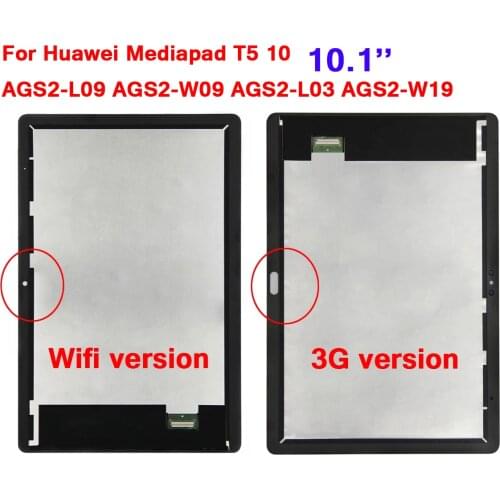 For Huawei MediaPad T5 10 AGS2-L09 AGS2-W09 AGS2-L03 AGS2-W19 LCD Display Touch Digitizer Screen Assembly+Free Tools
