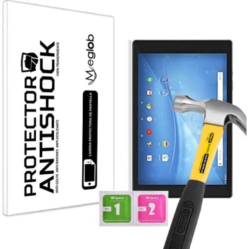 Screen protector Anti-Shock Anti-scratch Anti-Shatter compatible with Tablet Trekstor SurfTab breeze 96 quad