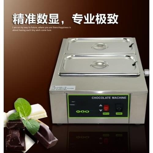 Electric Chocolate Melting Machine 110V 220V 2 Pot Water Insulation Heating Chocolate Melting Pot Warmer Melter Top Quality