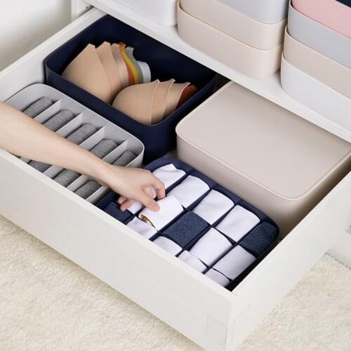 Underwear Bra Socks Panty Storage Boxes Cabinet Organizador Wardrobe Closet Organizer Drawer Organizer Dormitory Save Space