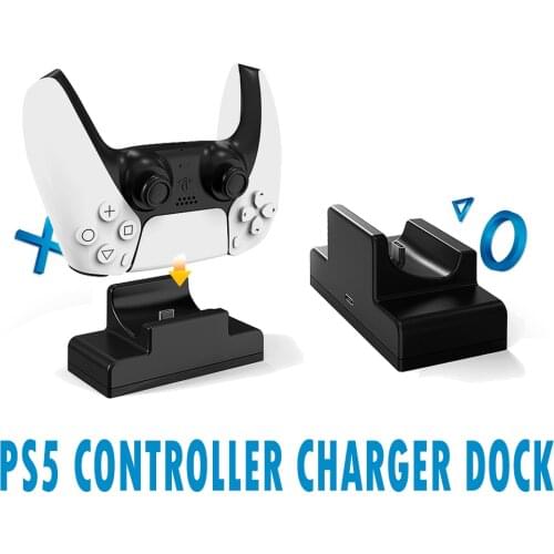 Handle Controller USB Charger Dual Charging Dock Stand Station Base Holder for PS5 Gaming Console Gamepad Accessories