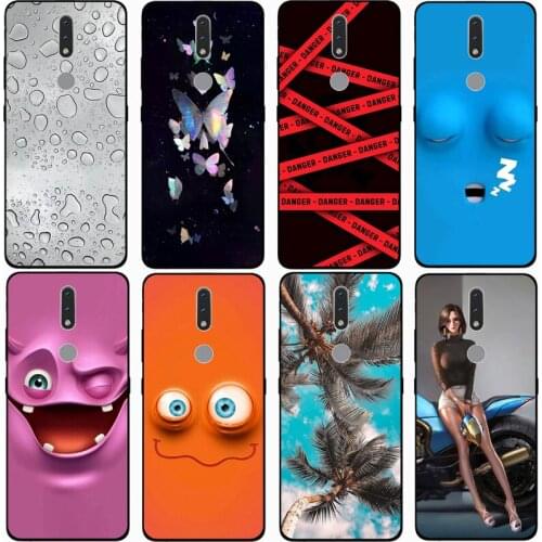 Fashion Soft silicone TPU Back Cover For NOKIA 2.4 Phone Funda Case For Nokia 2.4 Cute Cartoon Case