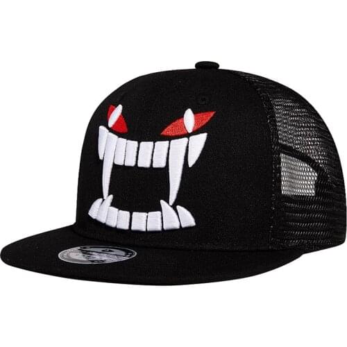 Men Cap Snapback Summer Sun Beach Dad Hat Flat Bill Breathable Black Adjustable Hiphop Sports Accessory For Teenagers