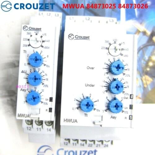 CROUZET TIME RELAY MWUA 84873025 84873026 24VDC 24-240VAC Brand new and original relay