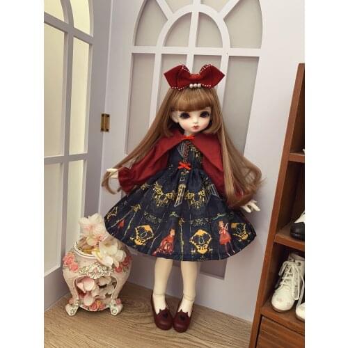 Blyth Salon doll 1/6 1/4 scale BJD clothes accessories Western-style Loose cute dress for BJD/SD YOSD MSD doll C0557