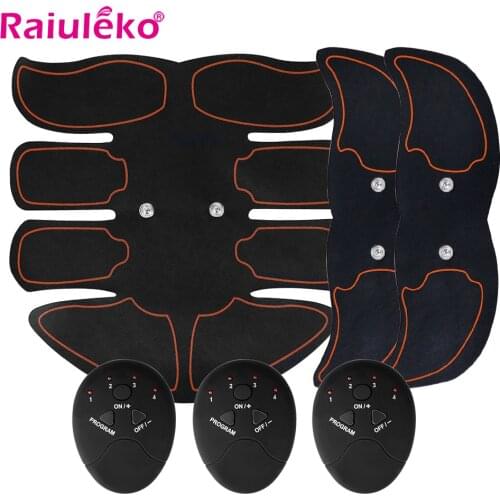 Abdominal Muscle Stimulator Trainer EMS Abs Fitness Equipment Training Gear Muscles Electrostimulator Toner Exercise At Home Gym