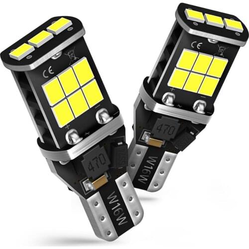 2pcs T16 W16W Led Bulb T15 Led Canbus Car Backup Reverse Lights for VW Passat B6 B5 B7 Golf 4 5 7 6 Jetta MK2 MK6 MK4 MK7 CC GTI