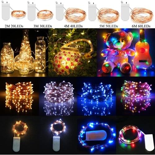 LED String Lights Fairy Micro Lights Battery Powered Copper Wire Waterproof Lights for Holiday Party Wedding Decoration D30