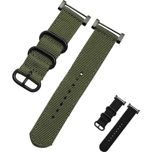 T-AMQ 24mm Black Army Green Nylon Military Watch Strap Band For Suunto Core Traverse Watchband+Adapters+Screwdriver Bracelet -21