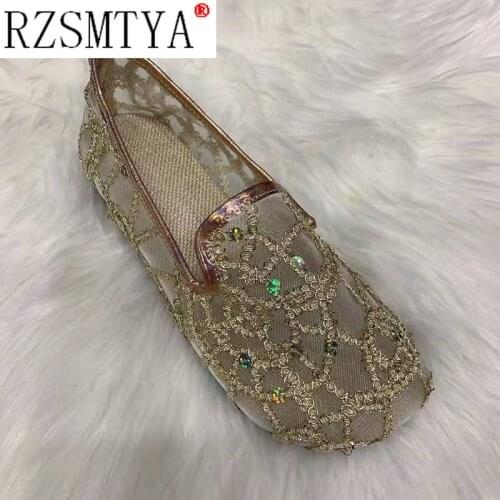 Breathable Net Cloth Literary Retro Flat Casual Shoes Hand-made Soft Bottom Comfort Student Flats 2020 Mori Girl Summer Shoes