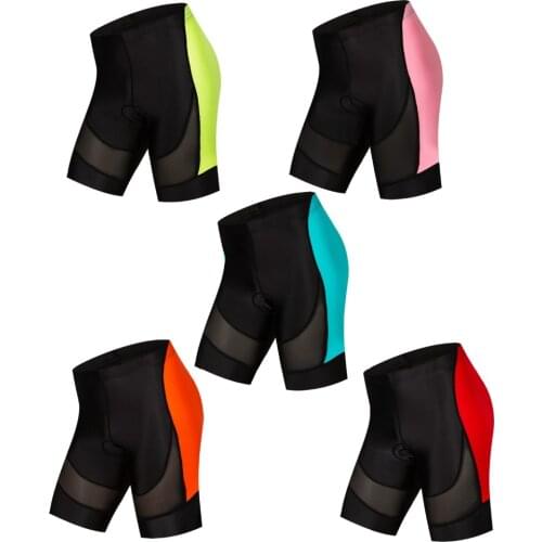 Cycling Shorts 3D Padded Coolmax Gel Quick Dry Pro MTB Mountain Road Bike Riding Shorts Sportswear for Women Black Pink Red
