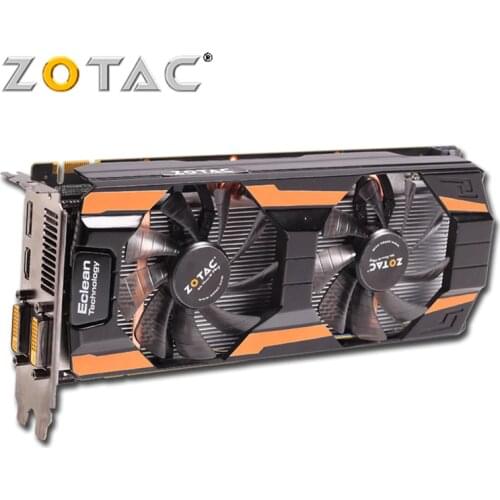 ZOTAC GTX660 2G D5 2GB Graphics Cards Thunderbolt Edition GPU 192Bit GDDR5 Video Card Map GTX660 2GD5 DVI HDMI DP GTX 660 Used