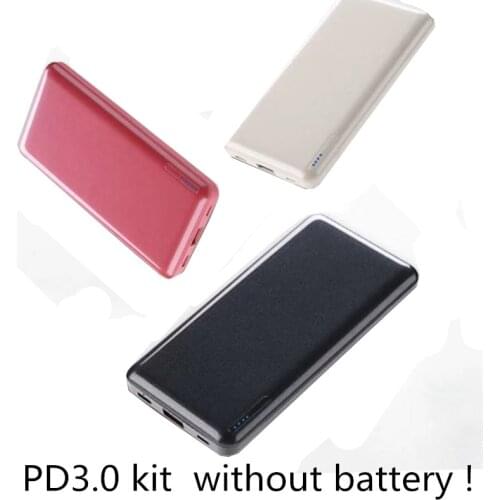 PD QC3.0 diy power bank case 18w Battery Fast Charger Box shell DIY quick charge 3.0 portable battery box