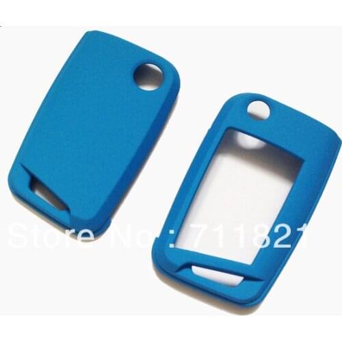 Hard Plastic Remote Key Cover Blue For Volkswagen For VW Golf MK7