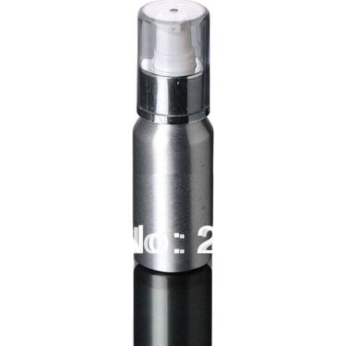 100pcs 50ml Aluminium pump bottle with silver collar or lotiong bottle