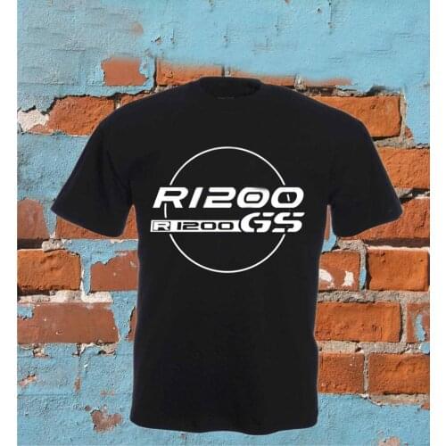 2019 Fashion Brand Clothing MenS Print T-Shirt Moto Logo 1200 Gs Motorrad Rock Motocross T-Shirt Customize your own T-shirt