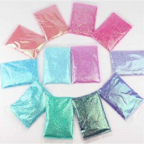 50g/bag 3D Mixed Nail Art Glitter Powder Sequins Fashion Colorful Nail Flakes Sticker DIY Sliders Dust for Nails Accesorios