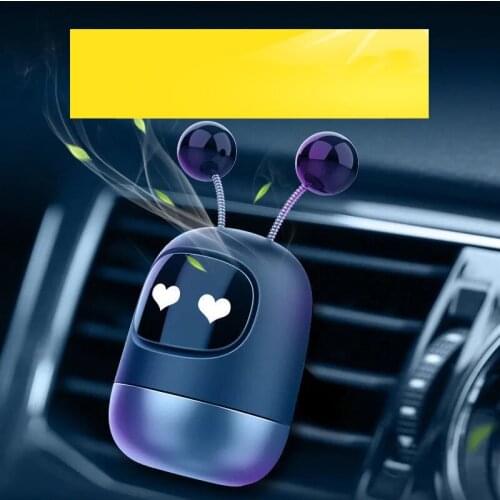 Car Perfume Robot Aromatherapy Solid Air freshener Auto Perfume Lasting Fragrance In-car Deodorizing Artifact Truck Supplies