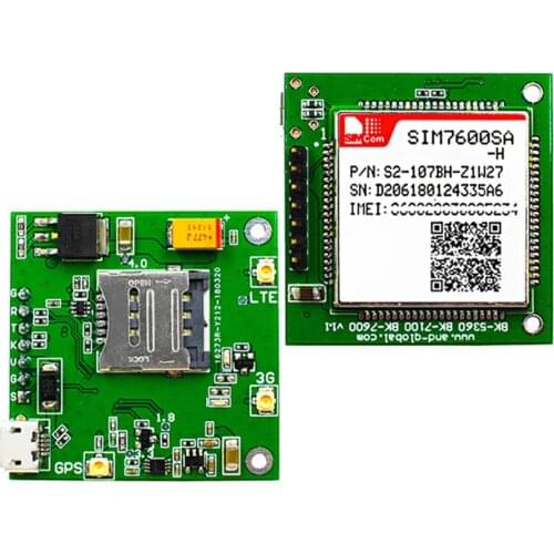 B1 B2 B3 B4 B5 B7 B8 B28 B40 LTE SIM7600SA-H CORE board,CAT4 SIM7600SA-H breakout board IOT Internet of Things
