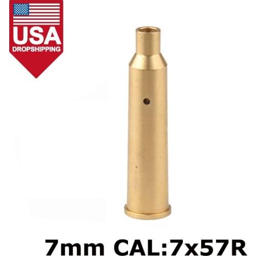 CAL:7x57R Bore Sight 7mm Brass Red Dot Laser Boresighter Hunting Accessory