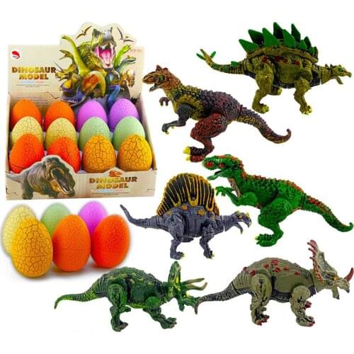 Jurassic dinosaurs assembled DIY twisted egg new dinosaur eggs child interest cognitive toy gifts
