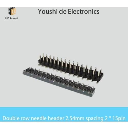 Dubbele Rij Naald Header 2.54Mm Afstand 2 * 15pin