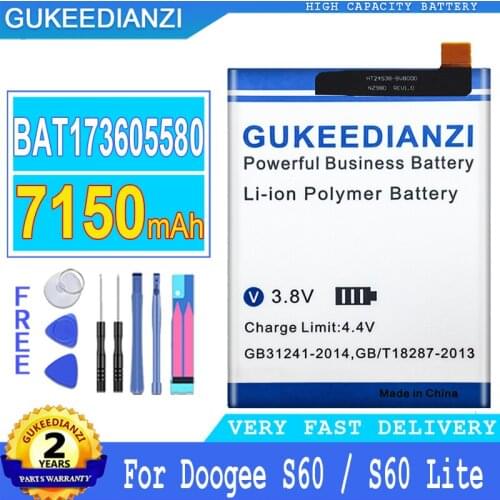 GUKEEDIANZI DOOGEE S60 Lite Phone Batteries