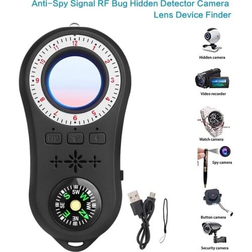 Anti Spy Surveillance Camera Detector Wireless Signal Anti-covert camera finder Signal Lens RF Tracker Detect Wireless Products