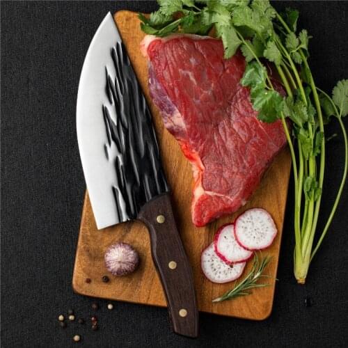 Forging knife slaughtering knife meat cutter stainless steel boning knife sharp household kitchen knife 4CR13 steel