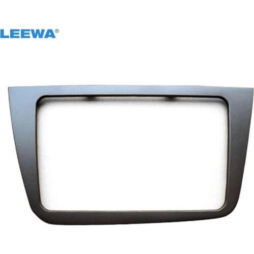 LEEWA Car Stereo Radio Fascia 2Din Frame Adapter For Seat Altea (RHD) Refitting Dashboard Panel Frame 220*130mm #CA2802